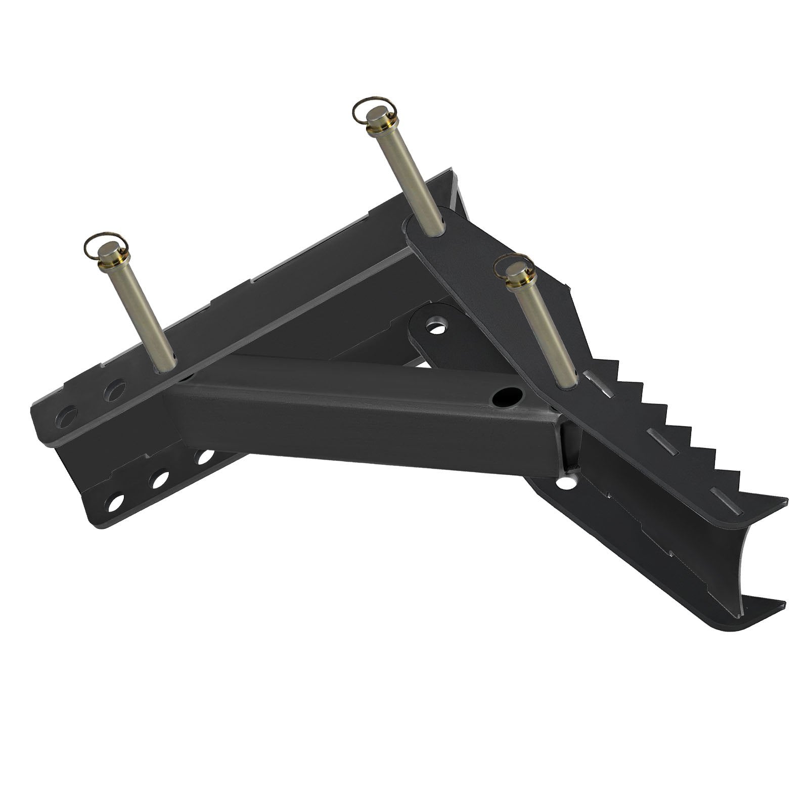 VEVOR Backhoe Excavator Thumb DIY Backhoe 24 inch Backhoe Excavator Thumb Attachments Weld 1/2 Inch Teeth Thick Steel Plate Assembly CNC Plasma Cut Bolt-On Design 