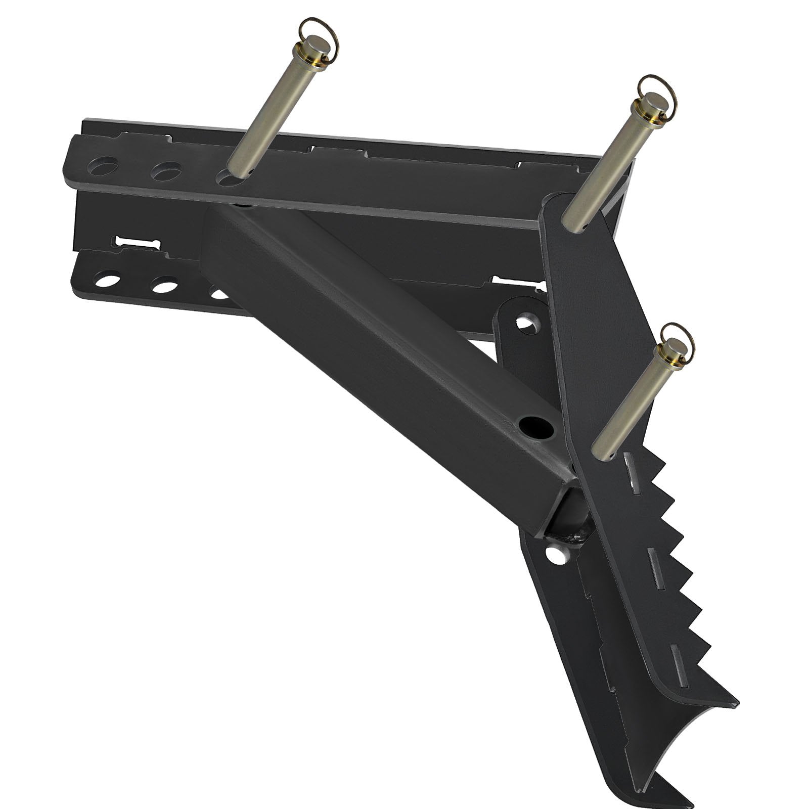 VEVOR Backhoe Excavator Thumb DIY Backhoe 24 inch Backhoe Excavator Thumb Attachments Weld 1/2 Inch Teeth Thick Steel Plate Assembly CNC Plasma Cut Bolt-On Design 