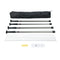 VEVOR Dust Barrier Poles, 10 Ft Poles with 4 Telescoping Poles, Carry Bag, and 32.8x13.12 Ft Plastic Film, for Interior Decoration and Painting Projects