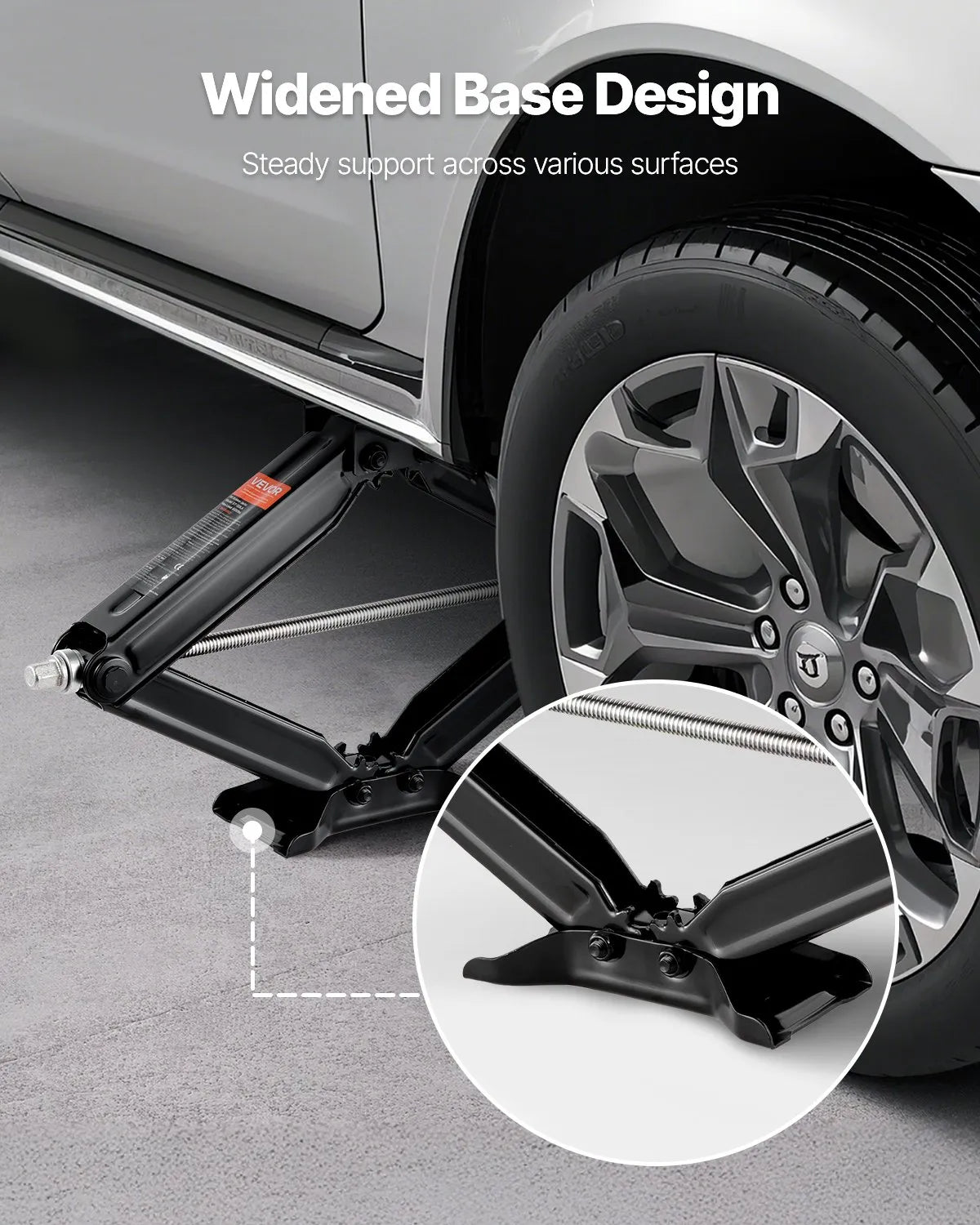 VEVOR RV Scissor Jacks 5000lbs 23.4in RV Stabilizer Leveling Scissor Jacks 2 Set