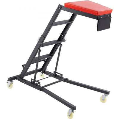 VEVOR Automotive Topside Creeper, with Adjustable Height 48" to 76", 400 LBS Capacity High Creeper, 4 Swivel Caster Wheels, Heavy Duty Foldable Creeper for Auto Repair and Maintenance 