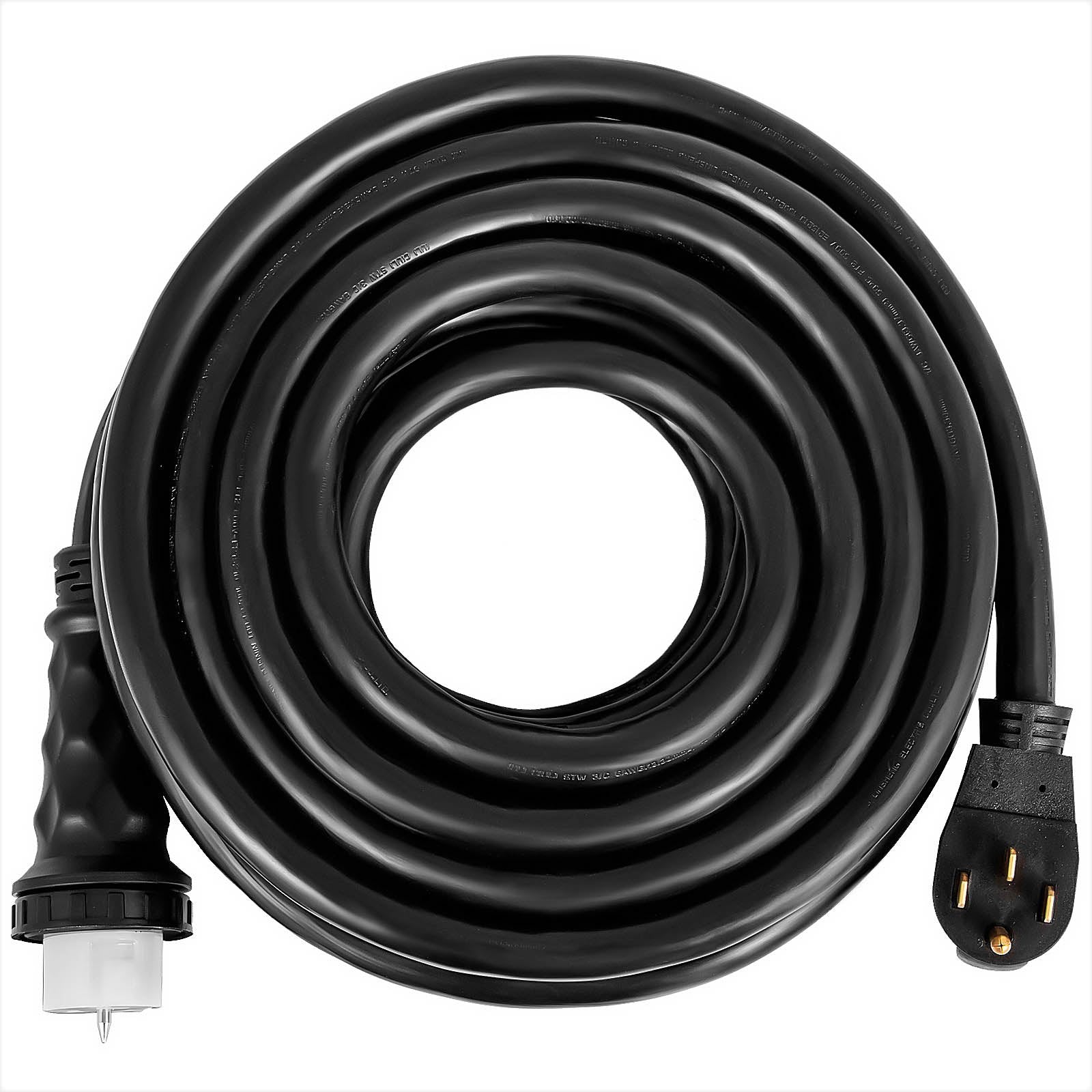 VEVOR 30FT Generator Power Cord 50A 125/250V 14-50P to CS6364 Locking Connector 