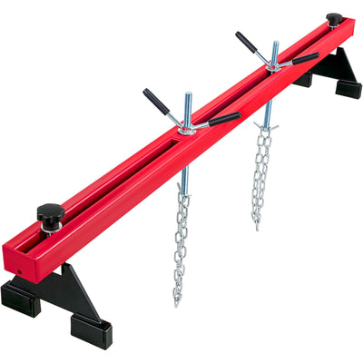 VEVOR Engine Support Bar 1100 Lbs Capacity Engine Transverse Bar Engine Hoist 2 Point Lift Holder Hoist Dual Hooks, Engine Hoist Keeps Engine Stable for Home Garages & Auto Repair Shop 