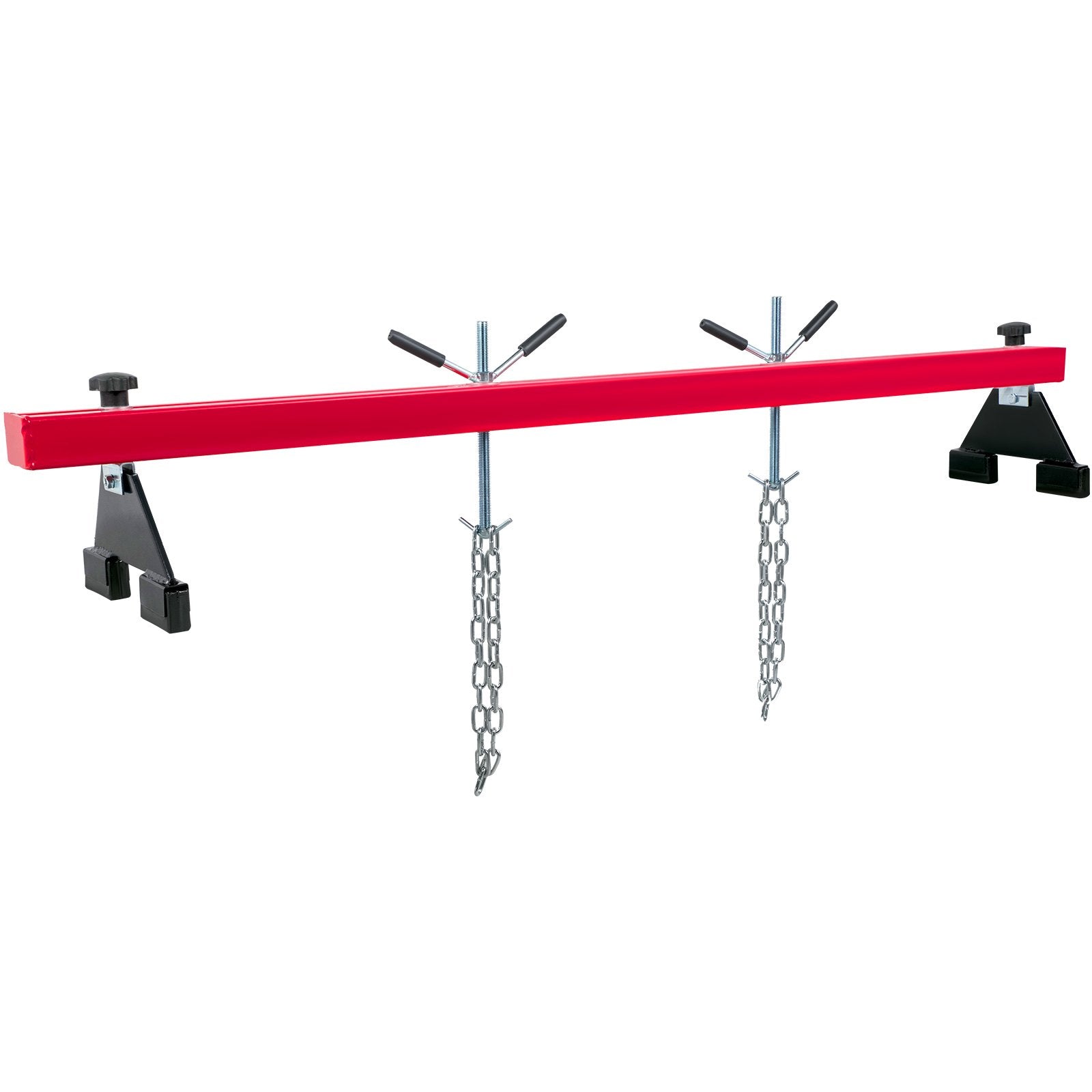 VEVOR Engine Support Bar 1100 Lbs Capacity Engine Transverse Bar Engine Hoist 2 Point Lift Holder Hoist Dual Hooks, Engine Hoist Keeps Engine Stable for Home Garages & Auto Repair Shop 