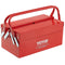 VEVOR Tool Box 14-inch 2-Tier 3-Tray Folding Cantilever Toolbox with Handle
