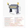 Box and Pan Brake 48" Sheet Metal Bending Machine | 12-Gauge Capacity | 0°–135° Adjustable