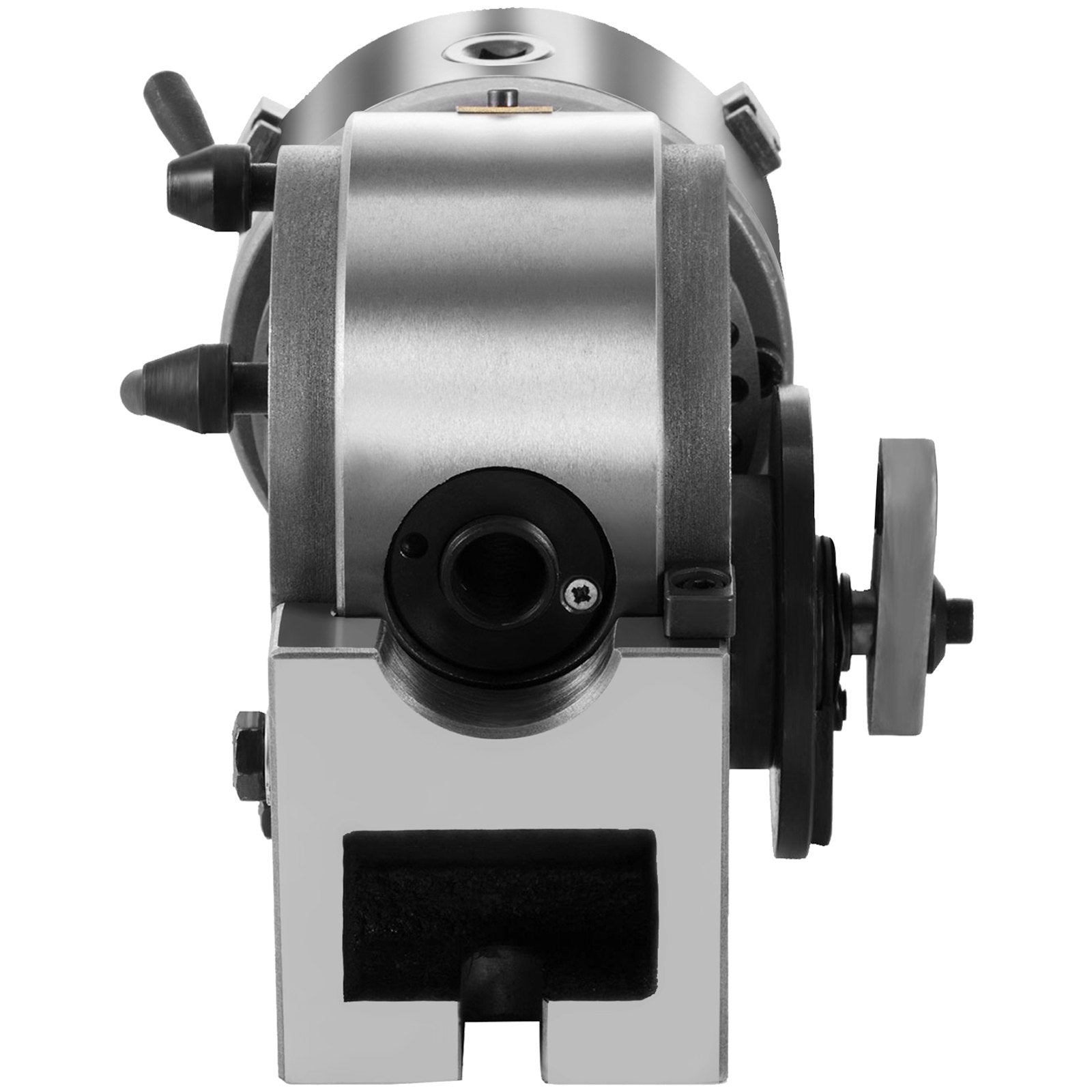 VEVOR Dividing Head BS-1 Dividing Head Set 6" 3-jaw Chuck Semi Universal Milling Set with 6" Chuck+Tailstock+Dividing Plates for Milling Grinding Drilling Machine 