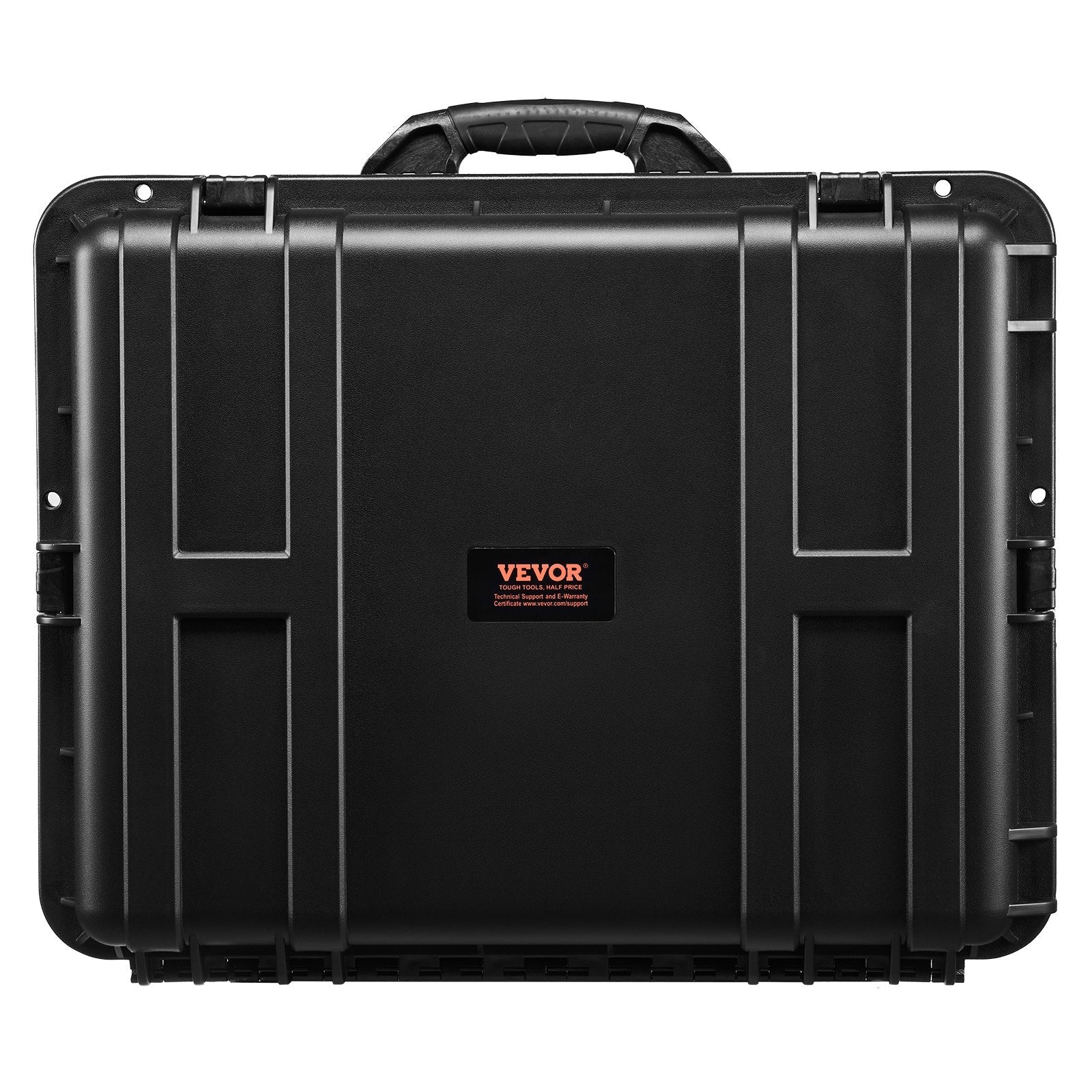 VEVOR 3.5 Cu.ft Weatherproof Hard Case Rolling Wheels & Retractable Handle Black 