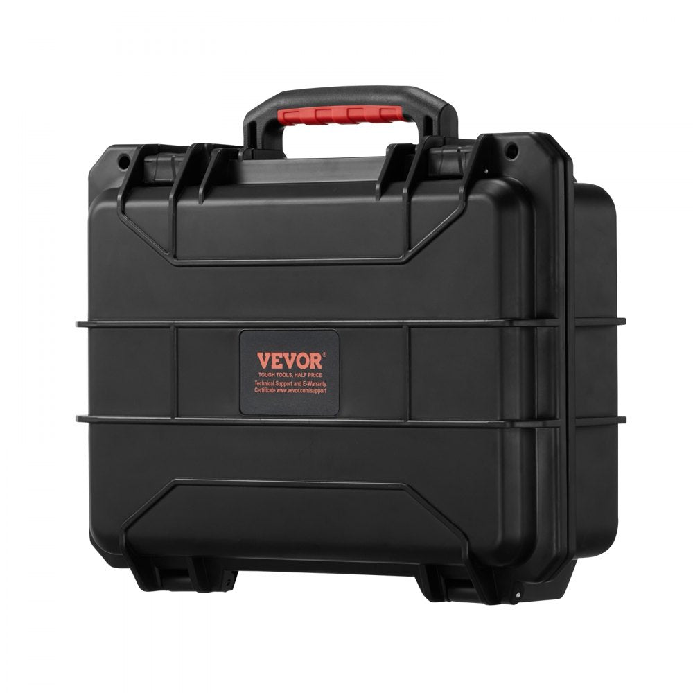 VEVOR 0.56 Cu.ft Weatherproof Hard Case with Handle Clips Padlock Holes PU Foam 