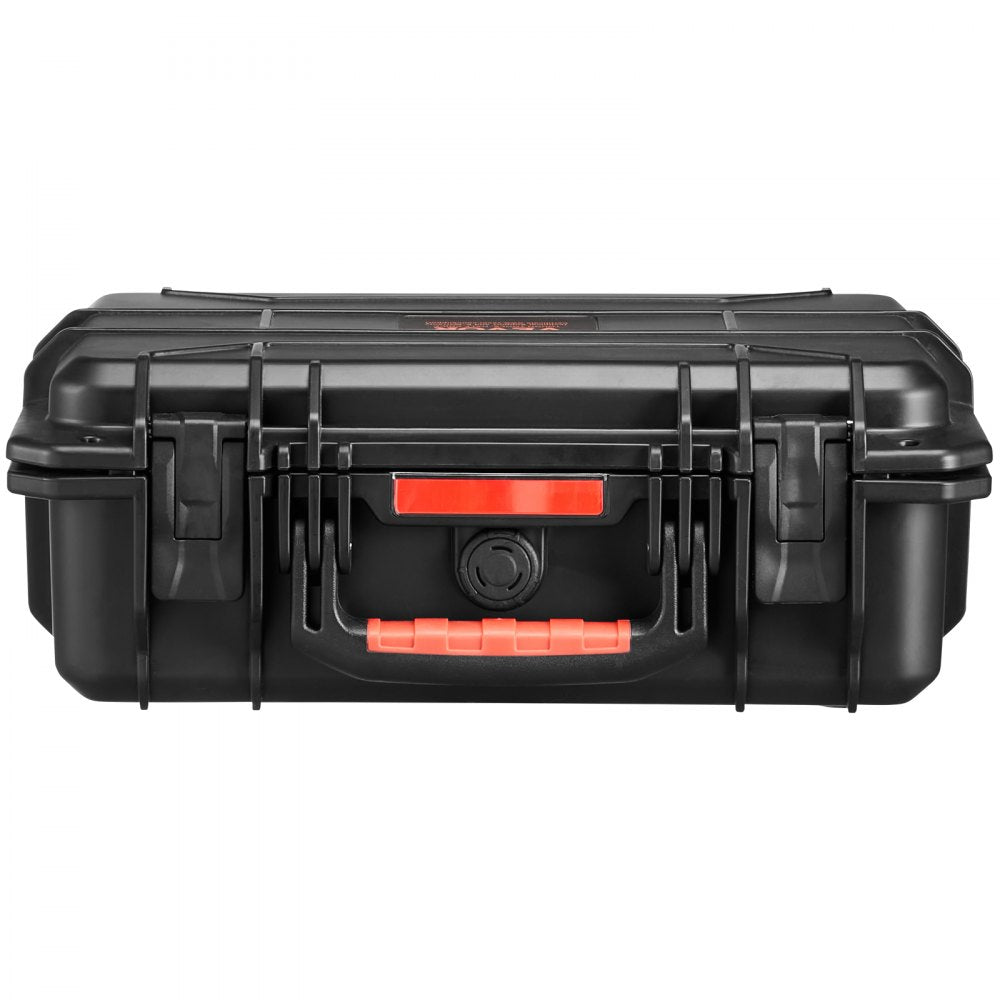 VEVOR 0.56 Cu.ft Weatherproof Hard Case with Handle Clips Padlock Holes PU Foam 