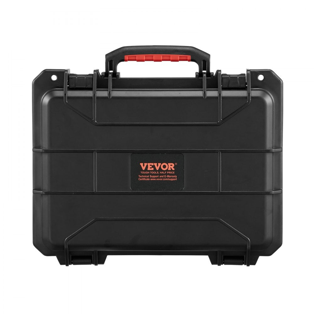 VEVOR 0.56 Cu.ft Weatherproof Hard Case with Handle Clips Padlock Holes PU Foam 