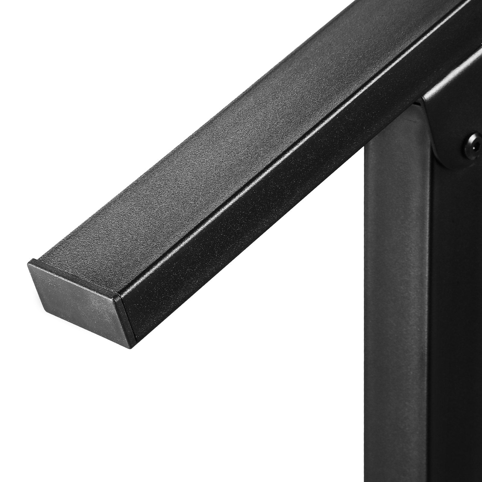 VEVOR Outdoor Handrails for 2-3 Step Stairs Black Square Tube Easy Install 