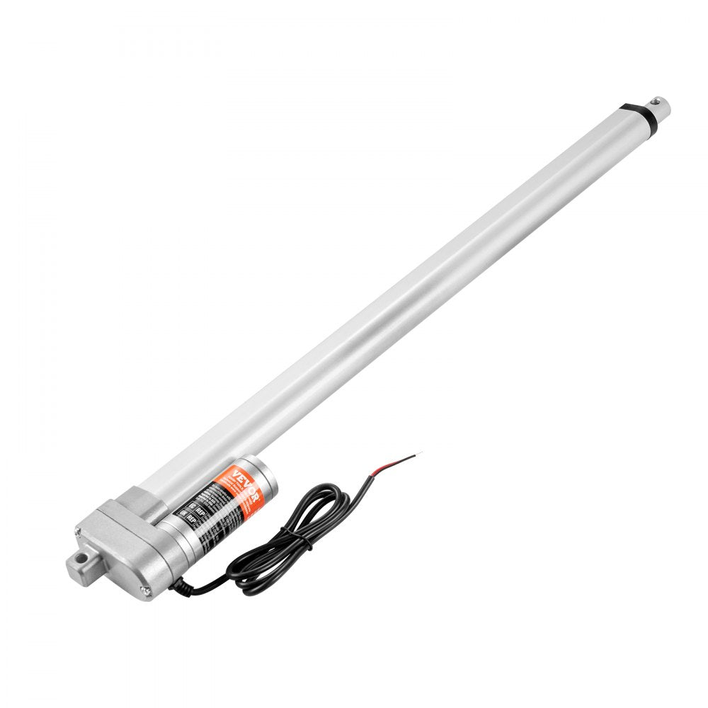VEVOR Linear Actuator 12V, 20 Inch Waterproof IP65 Linear Actuator, 660lbs/3000N 0.19"/s Linear Motion Actuator with Mounting Bracket 