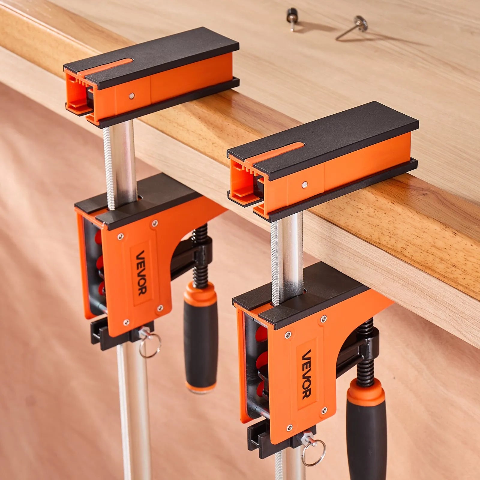 VEVOR Bar Clamps for Woodworking 2-Pack 36 inch Parallel Clamp Set Even Pressure
