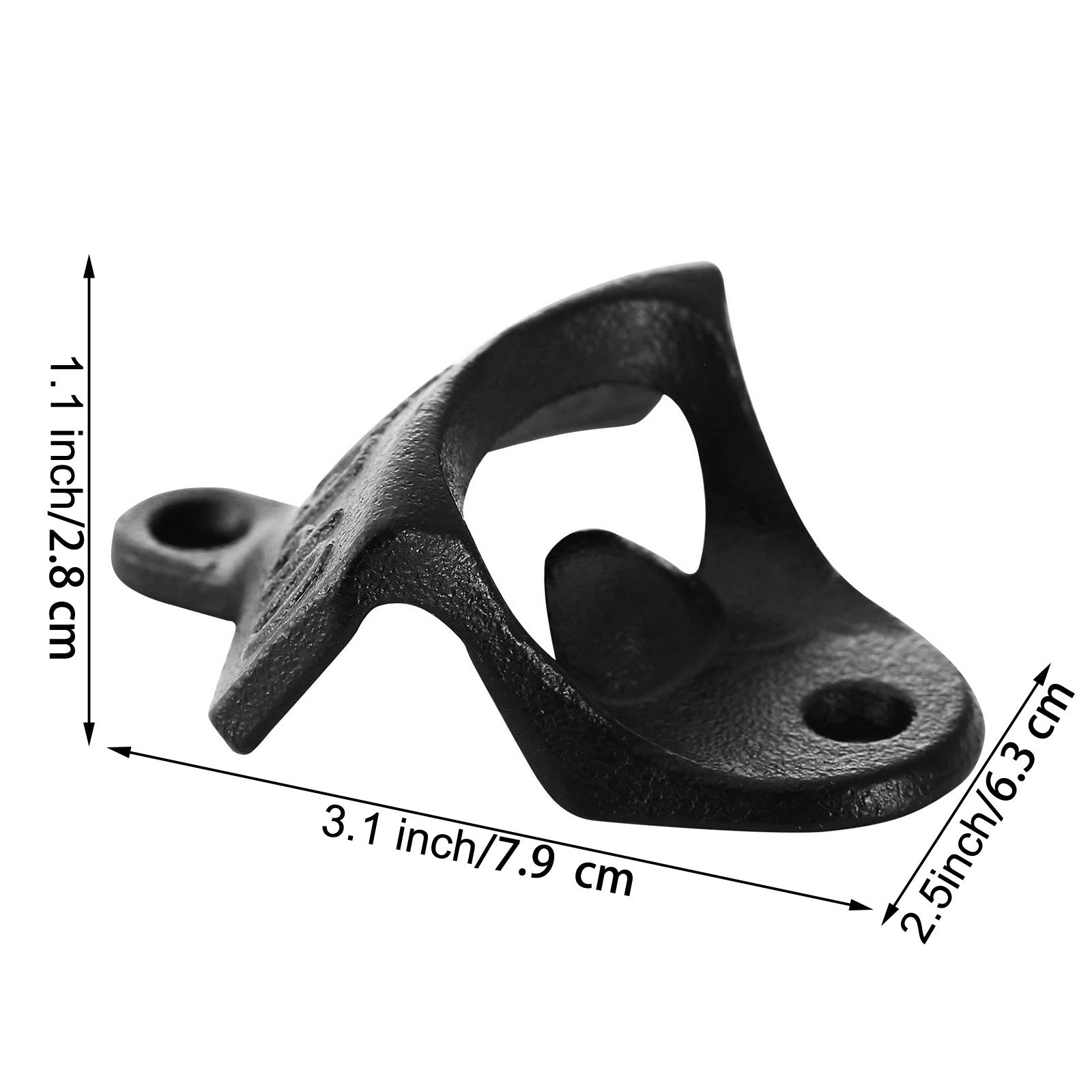 VEVOR Rustic Set of 100 Classic Vintage Finish Wall Mount Cast Iron Bottle Opener for Home Bars and Man Cave 