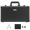 VEVOR Graded Card Storage Box, 4 Slots, Graded Sports Cards Holder Carrying Case with Key Lock Foam Dividers, for 108 PSA Graded Cards 76 BGS Cards 84 SGC Cards 388 Top Loaders or 999+ Loose Cards