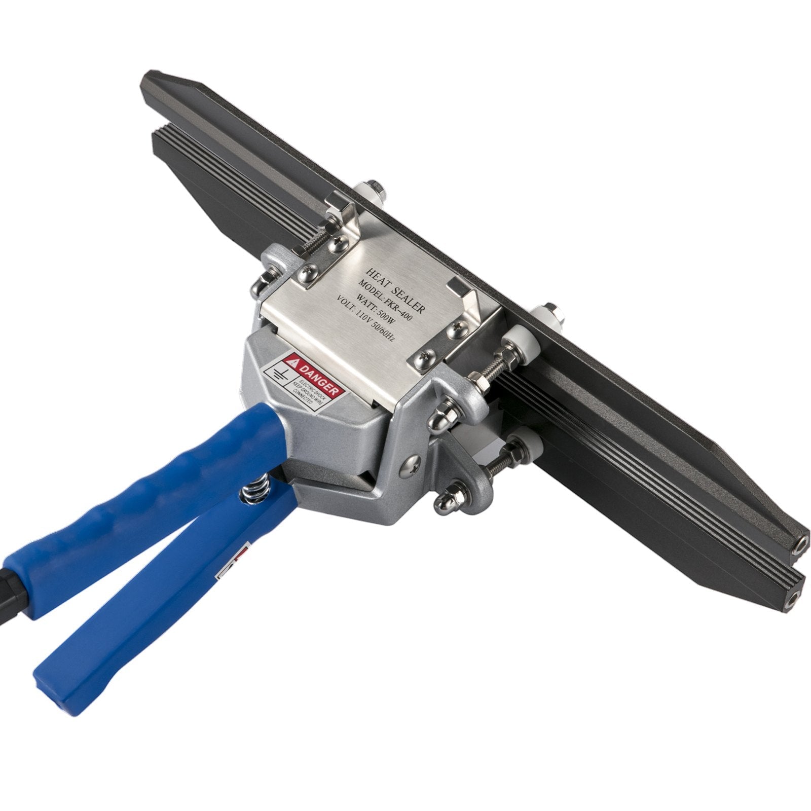 VEVOR Heat Crimp Sealer FKR-400 16" Bag Crimper 500W/110V Portable Hand Held Heat Crimper Sealer w/ 0-250? Temperature Control For Mylar Bag,Foil Bag, Cellophane Bag, Kraft Paper Bag, BOPP Bag 