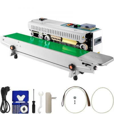 Auto Continuous Sealing Machine Horizontal Sealer Plastic PVC Membrane Bag Film Band Sealer 