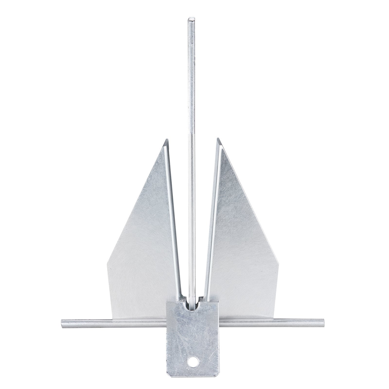VEVOR Anchor Kit, 8.5 LBS Hot-Dipped Galvanized Steel Anchor with 7.9' Chain, 75' Rope and Two 0.4" Shackles, Marine Boat Anchor for Small Vessels Under 18', Seas, Rivers and Shores 