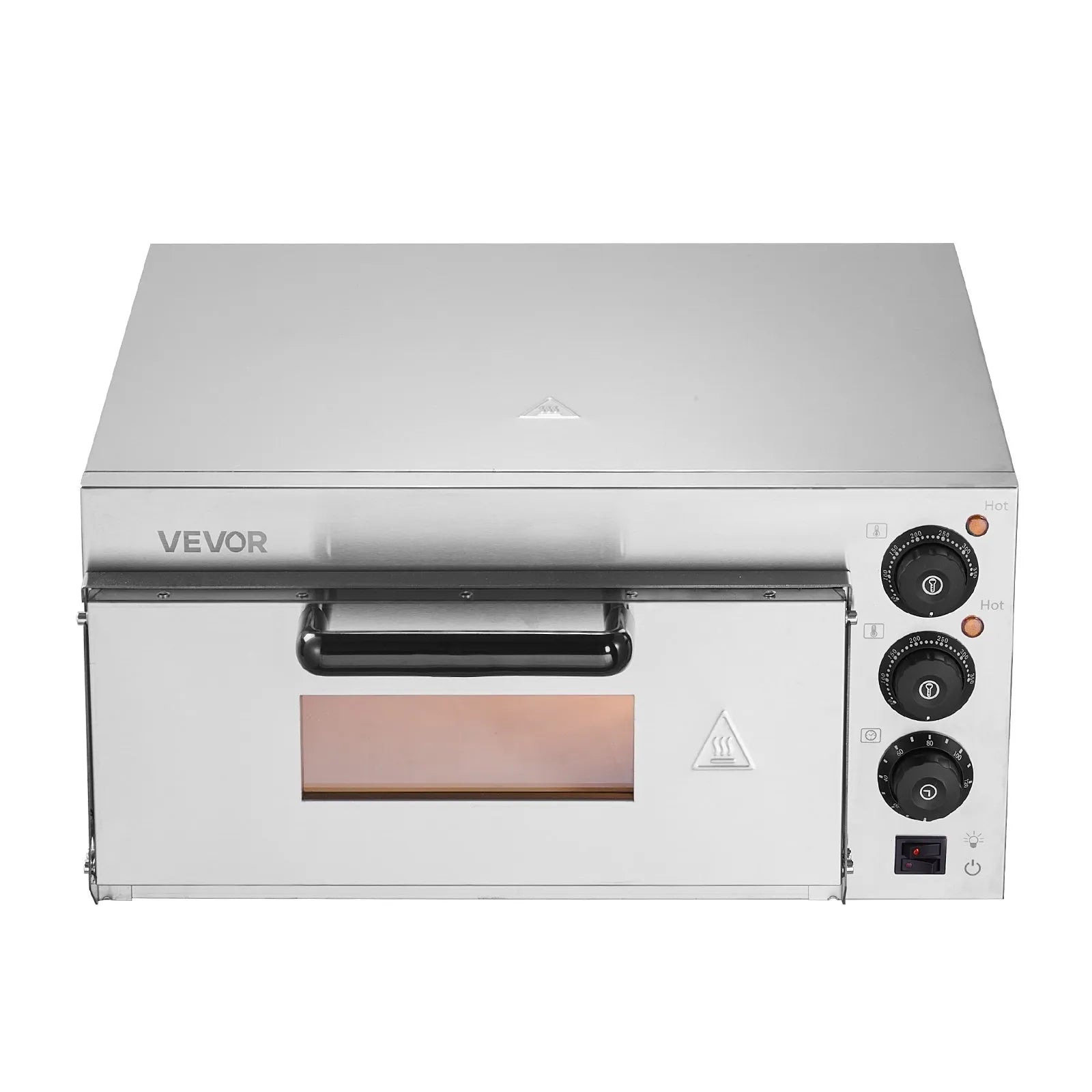 VEVOR Commercial Countertop Pizza Oven Electric Pizza Oven for 16" Pizza Indoor