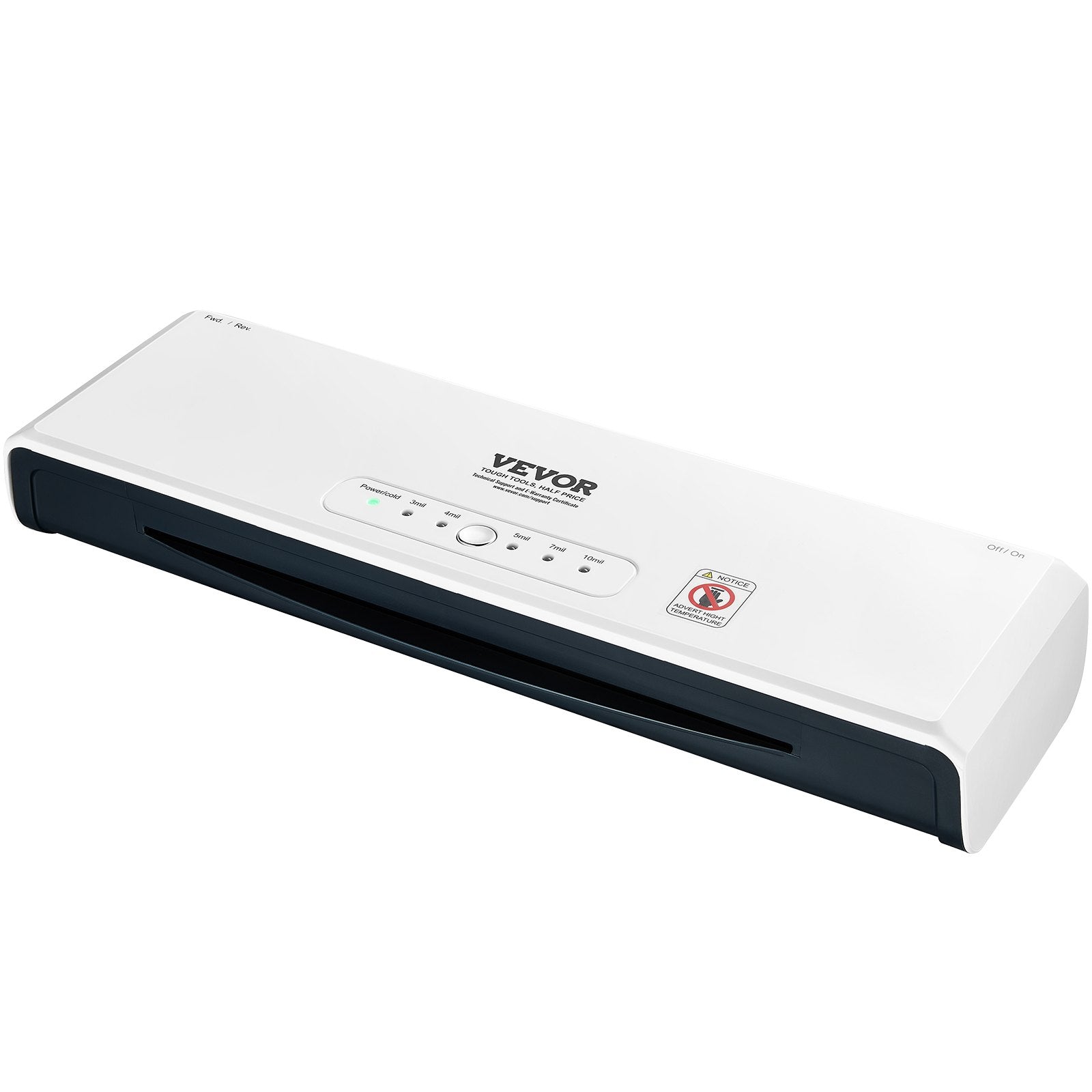 VEVOR Laminator, 13-inch Laminating Machine, 4 Rollers Hot and Cold Thermal Laminator, Quick Warm-up, Fast Laminating Machine with 3 mil Lamination Films for Home, Office, School 