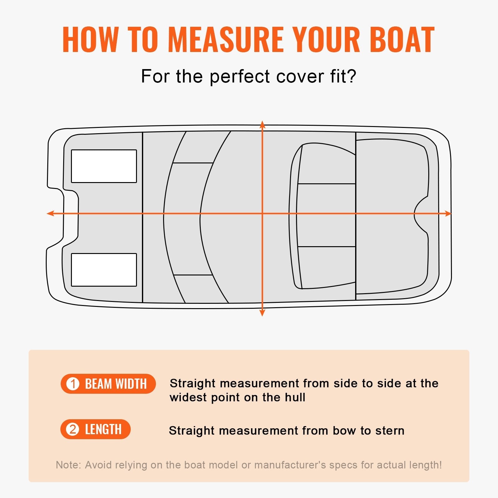 VEVOR Pontoon Boat Cover, 19'-20' Waterproof Trailerable Pontoon Cover, 800D Marine Grade PU Oxford Fabric, with Motor Cover, 16 Windproof Buckle Straps, Fits for 19'-20'L, Beam Width to 96", Grey 