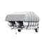 VEVOR Pontoon Boat Cover, 19'-20' Waterproof Trailerable Pontoon Cover, 800D Marine Grade PU Oxford Fabric, with Motor Cover, 16 Windproof Buckle Straps, Fits for 19'-20'L, Beam Width to 96