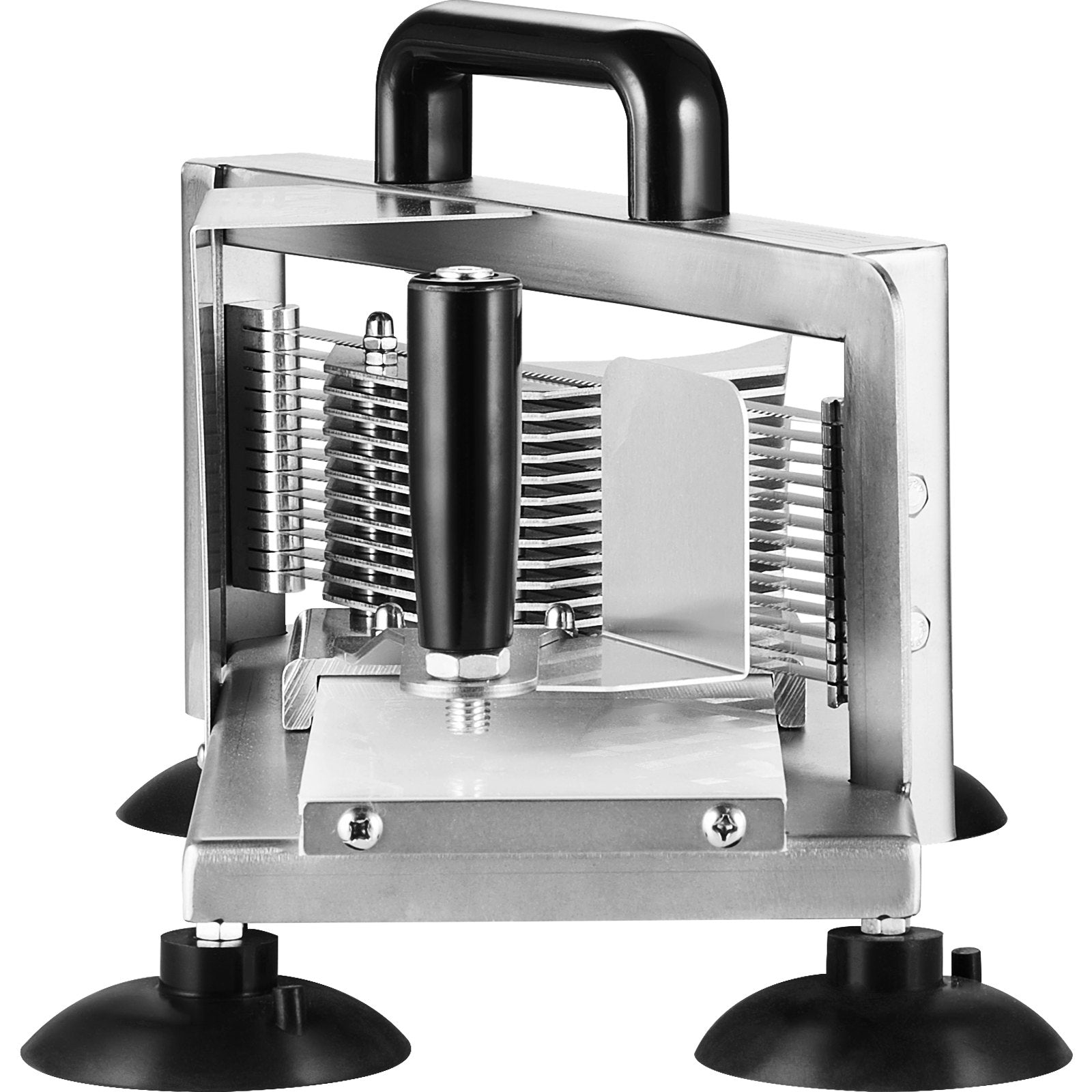 VEVOR Commercial Tomato Slicer, 3/16 inch Tomato Cutter Slicer, Stainless Steel Heavy Duty Tomato Slicer Machine, Manual Tomato Slicer with Non-slip Feet, for Cutting Tomatoes, Cucumbers, Bananas 