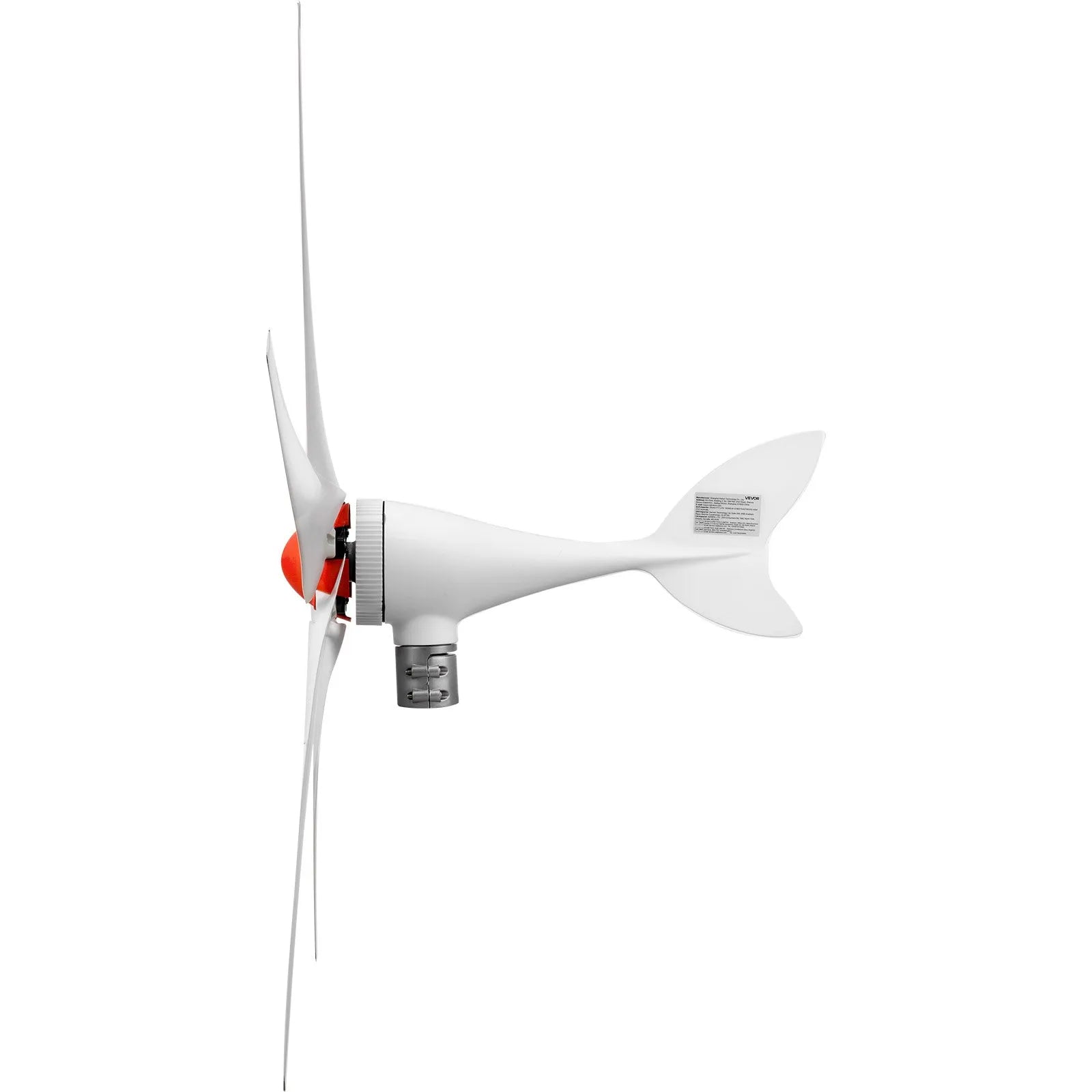 800W 12V Wind Turbine Generator, 5-Blade Wind & Solar Hybrid Power Kit for RV, Boat, Home & Farm