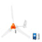 1000W 12V Wind Turbine Generator Kit with Hybrid Wind & Solar Controller, 3-Blade Permanent Magnet Power System