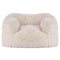 VEVOR Bean Bag Chair BeanBag Sofa Chair with Armrests for Adults Plush Beige