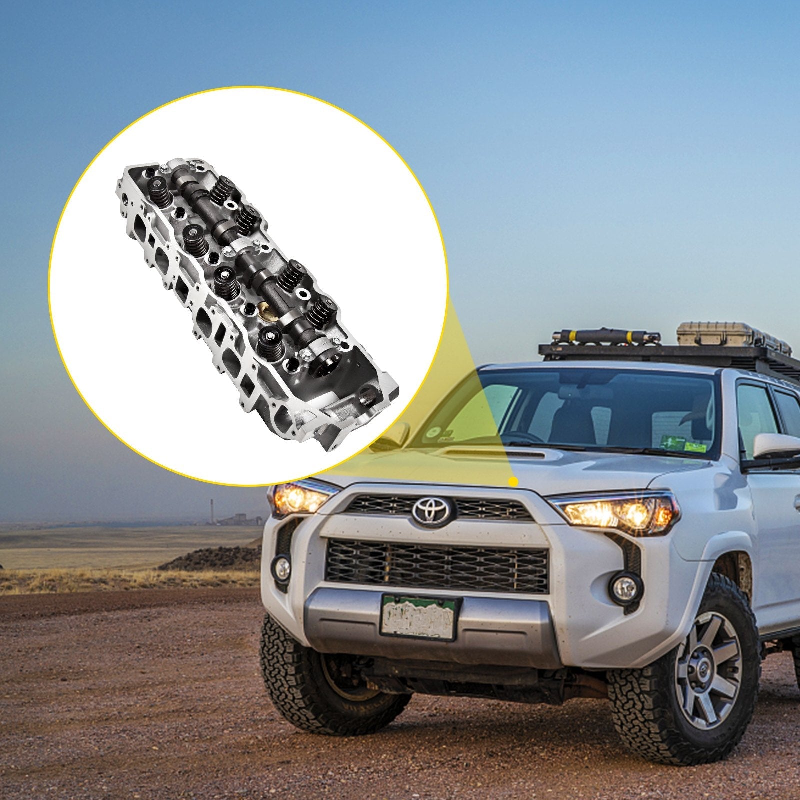 VEVOR Cylinder Head Fit For Toyota 4 Runner 185-95 Fit Toyota Pickup 85-95 2.4L 