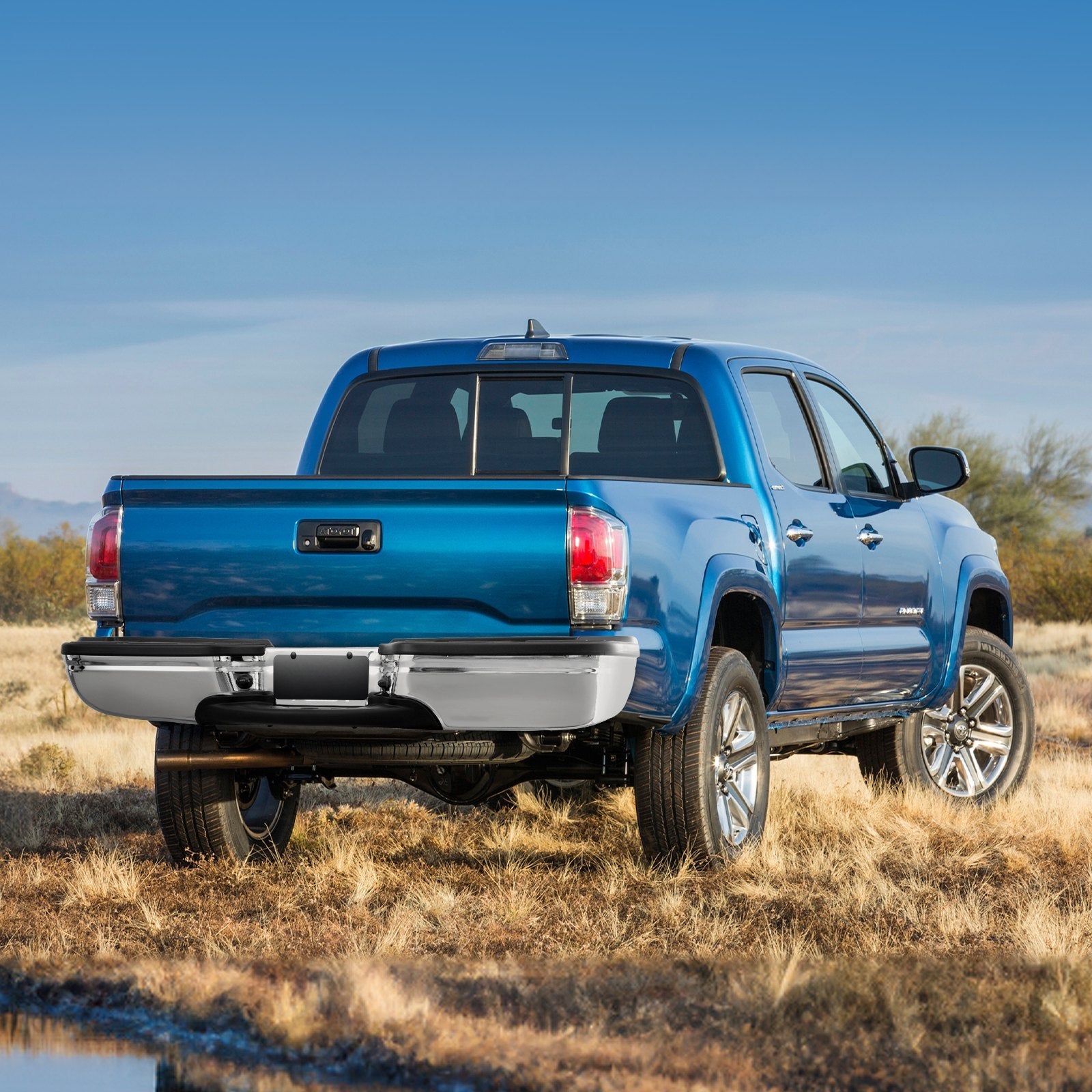 VEVOR Rear Step Bumper Steel Bumper for 1999-2007-Ford F250/Ford F350 Super Duty 