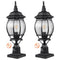 VEVOR 2 PCs Dusk to Dawn Outdoor Lamp Post Light Fixture 20.87in Pole Pier Mount