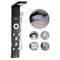 VEVOR Shower Panel Tower System Stainless Steel Column Rainfall Head Massage Jet