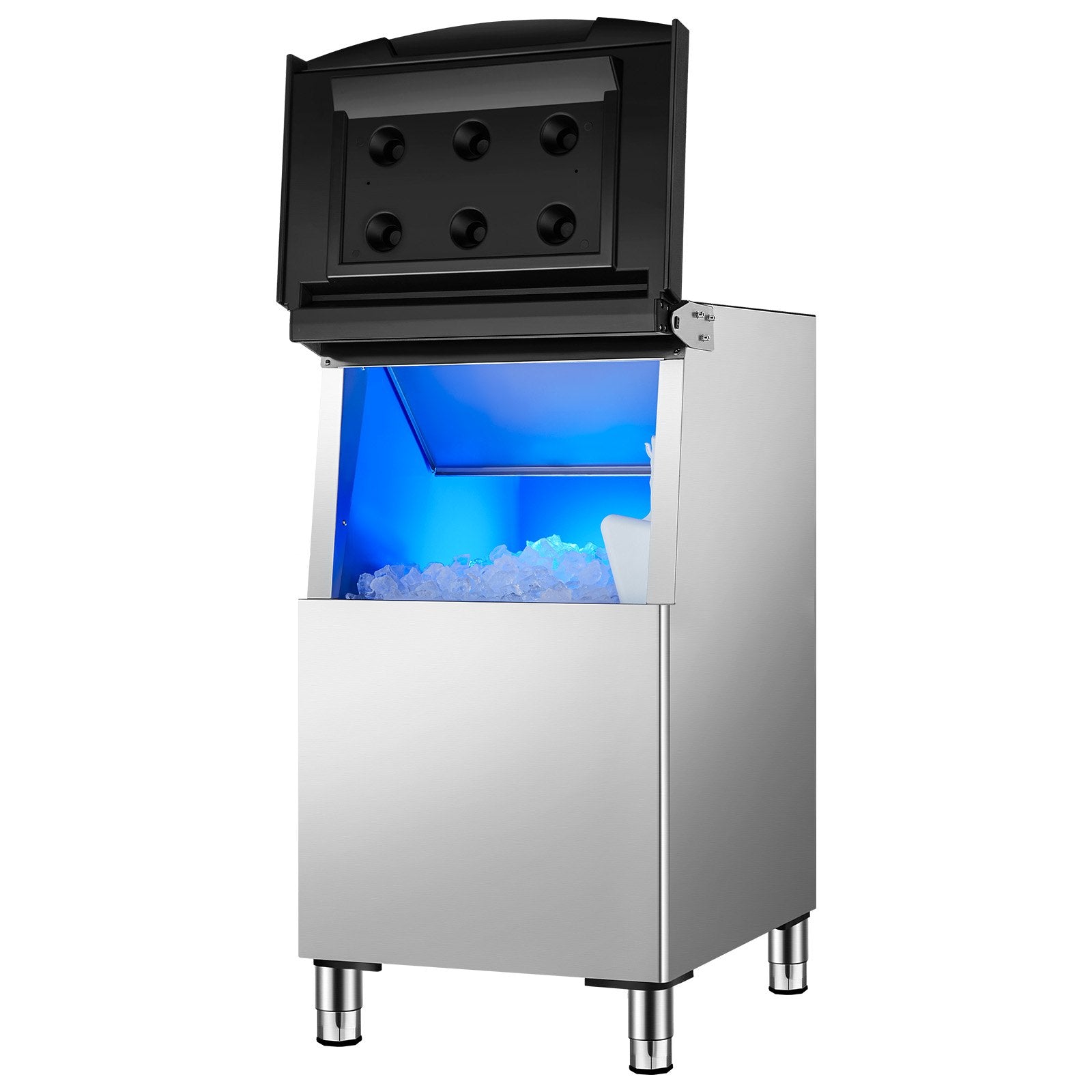 VEVOR Commercial Ice Maker Storage Bin 250lbs Capacity Ice Bin with Filter 