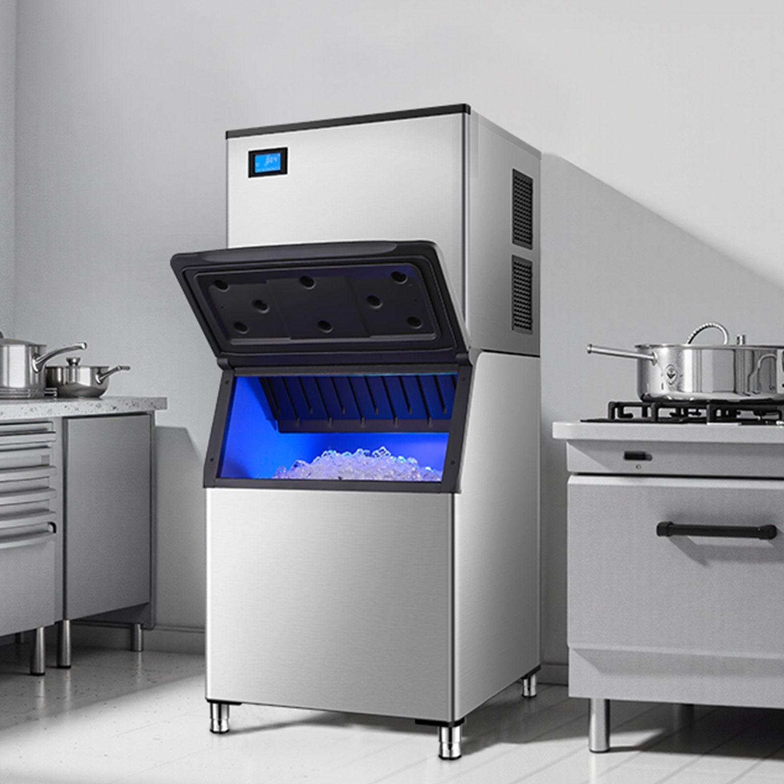 VEVOR Commercial Ice Maker 800 lbs/24 h Self-Cleaning Ice Machine - Head Only 