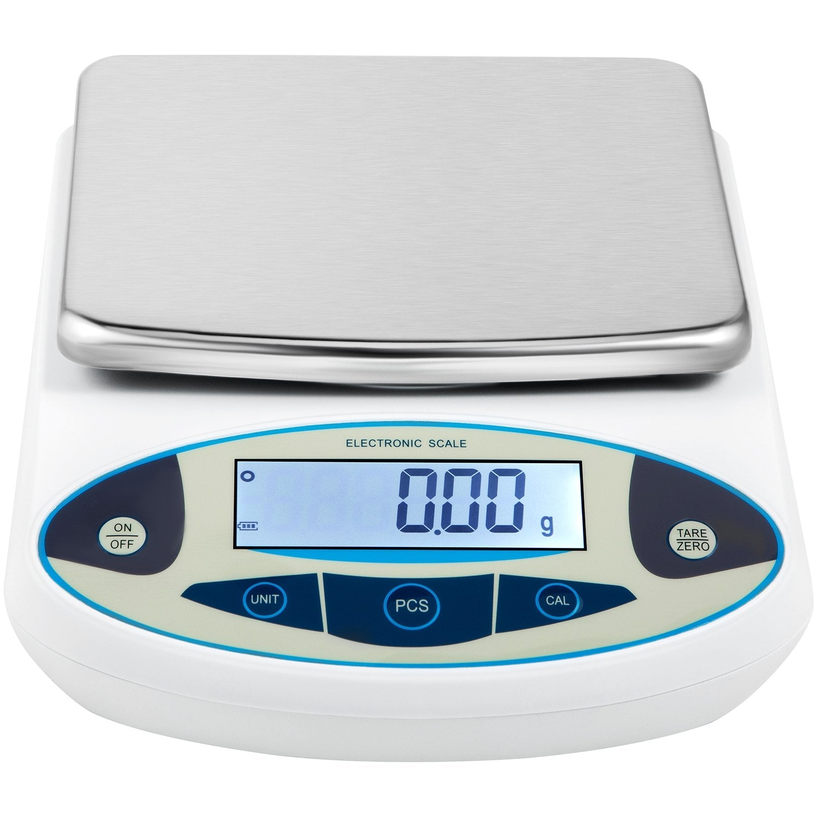 VEVOR Analytical Balance, 5000g x 0.01g Accuracy Lab Scale, High Precision Electronic Analytical Balance, 13 Units Conversion, Counting Function, LCD Display, for Lab University Jewelry (5000g, 0.01g) 