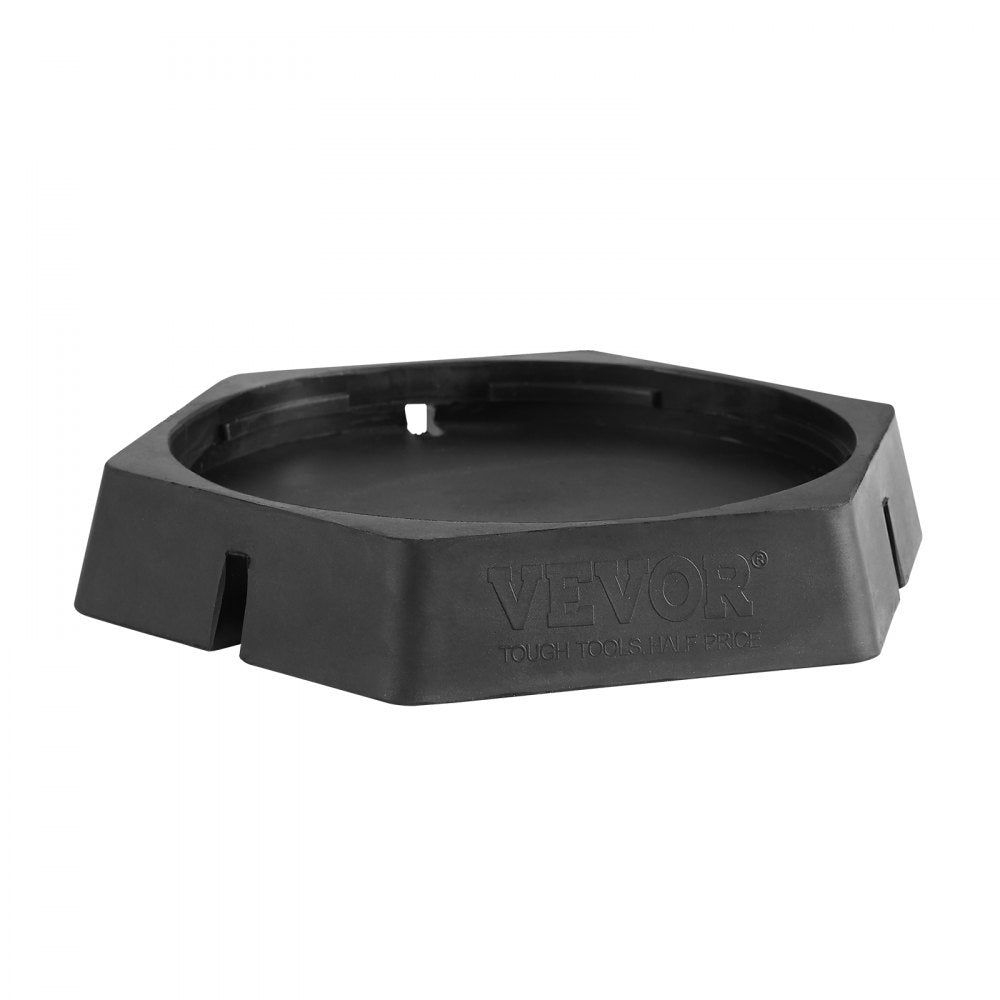 VEVOR RV Leveling Pads, 9 Inch Round Landing Feet, Permanent Attached Jack Stabilizers, Rubber Jack Pads, 5000 lbs Capacity per RV Jack Pad, 5th Wheels, Travel Trailers, Class A/C Motorhomes (6-Pack) 