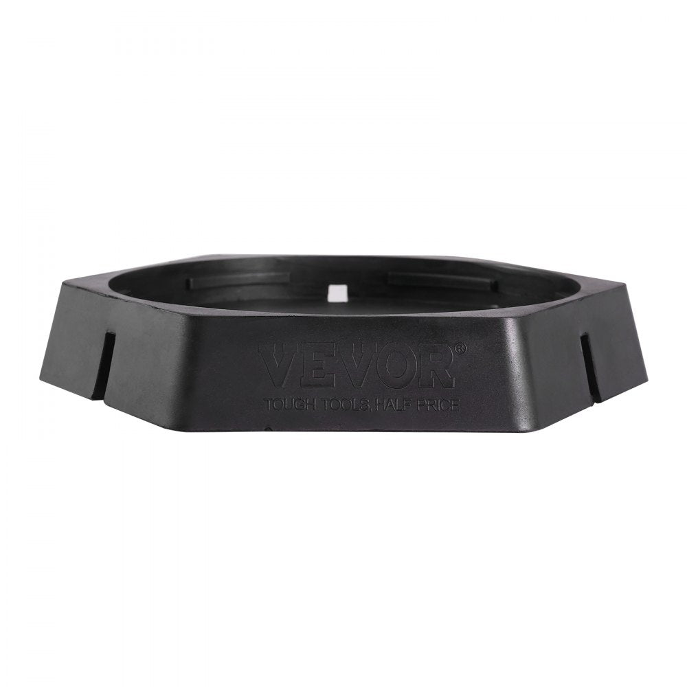 VEVOR RV Leveling Pads, 9 Inch Round Landing Feet, Permanent Attached Jack Stabilizers, Rubber Jack Pads, 5000 lbs Capacity per RV Jack Pad, 5th Wheels, Travel Trailers, Class A/C Motorhomes (6-Pack) 