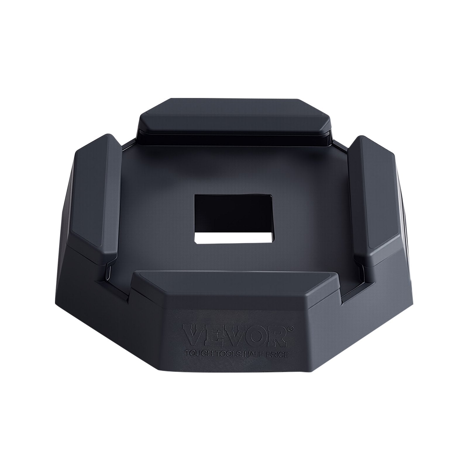 RV Leveling Pads 5000 lbs 4 Pcs Rubber Trailer Jack Pads 5.5" Square Feet 