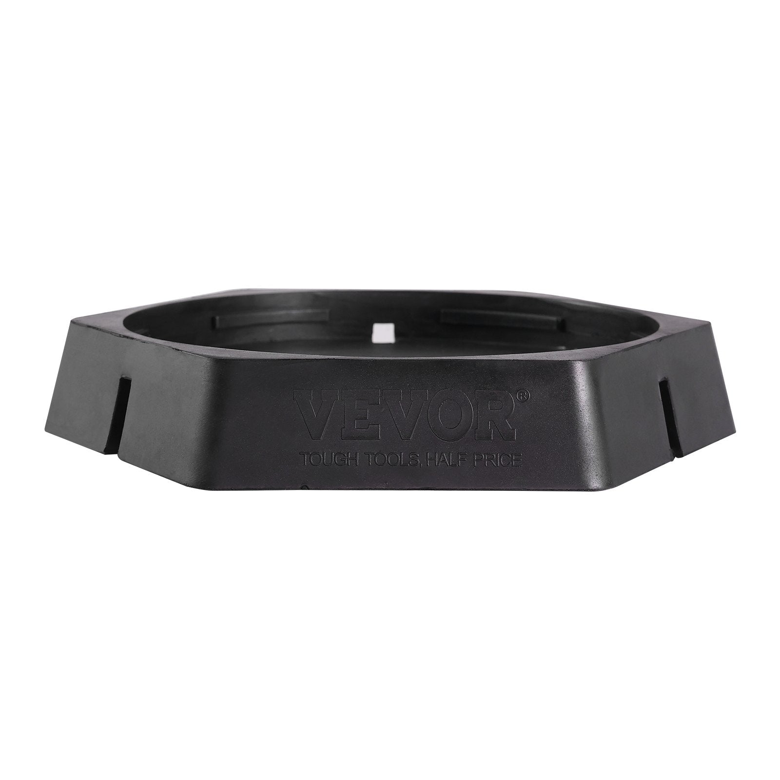 VEVOR RV Leveling Pads, 9 Inch Round Landing Feet, Permanent Attached Jack Stabilizers, Rubber Jack Pads, 5000 lbs Capacity per RV Jack Pad, 5th Wheels, Travel Trailers, Class A/C Motorhomes (4-Pack) 