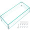 VEVOR Fire Pit Wind Guard, 29 x 13 x 6 inch Glass Flame Guard, Oblong Glass Shield, 0.3