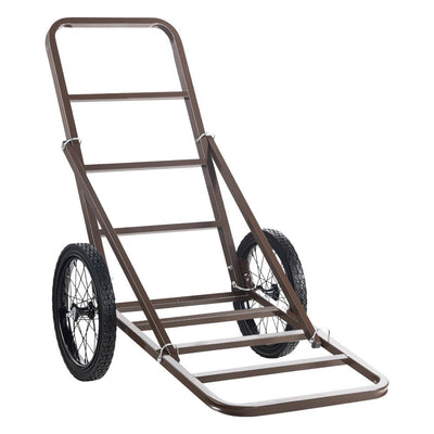 VEVOR Folding Deer Cart Game Hauler Utility Gear Dolly 300 LBS Capacity 