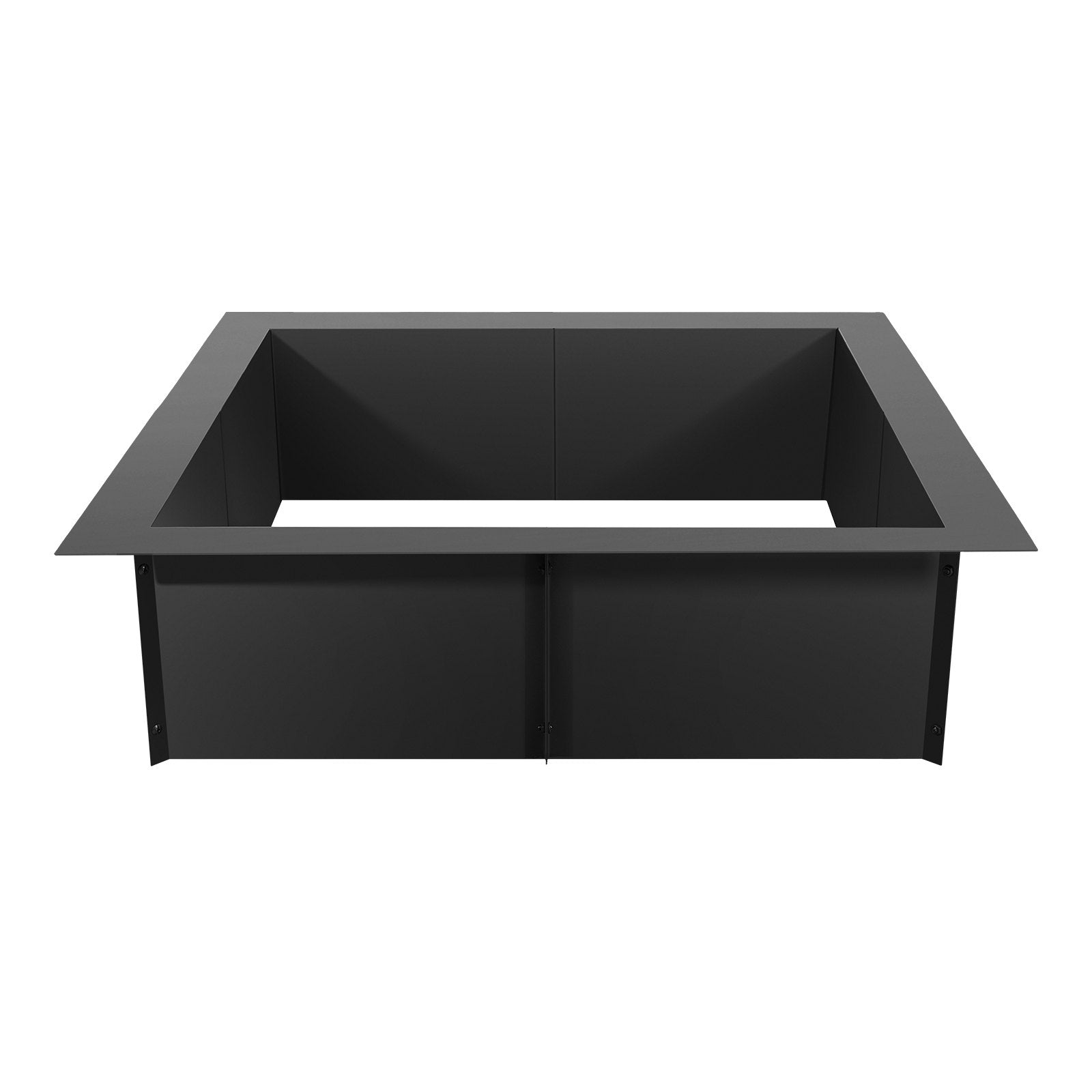 VEVOR Fire Pit Ring Square 42x42 in Outer Steel Liner DIY Campfire Ring Firepit 