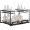 VEVOR 2-Tier Wire Pull Out Cabinet Under Sink Basket Organizer 10.7