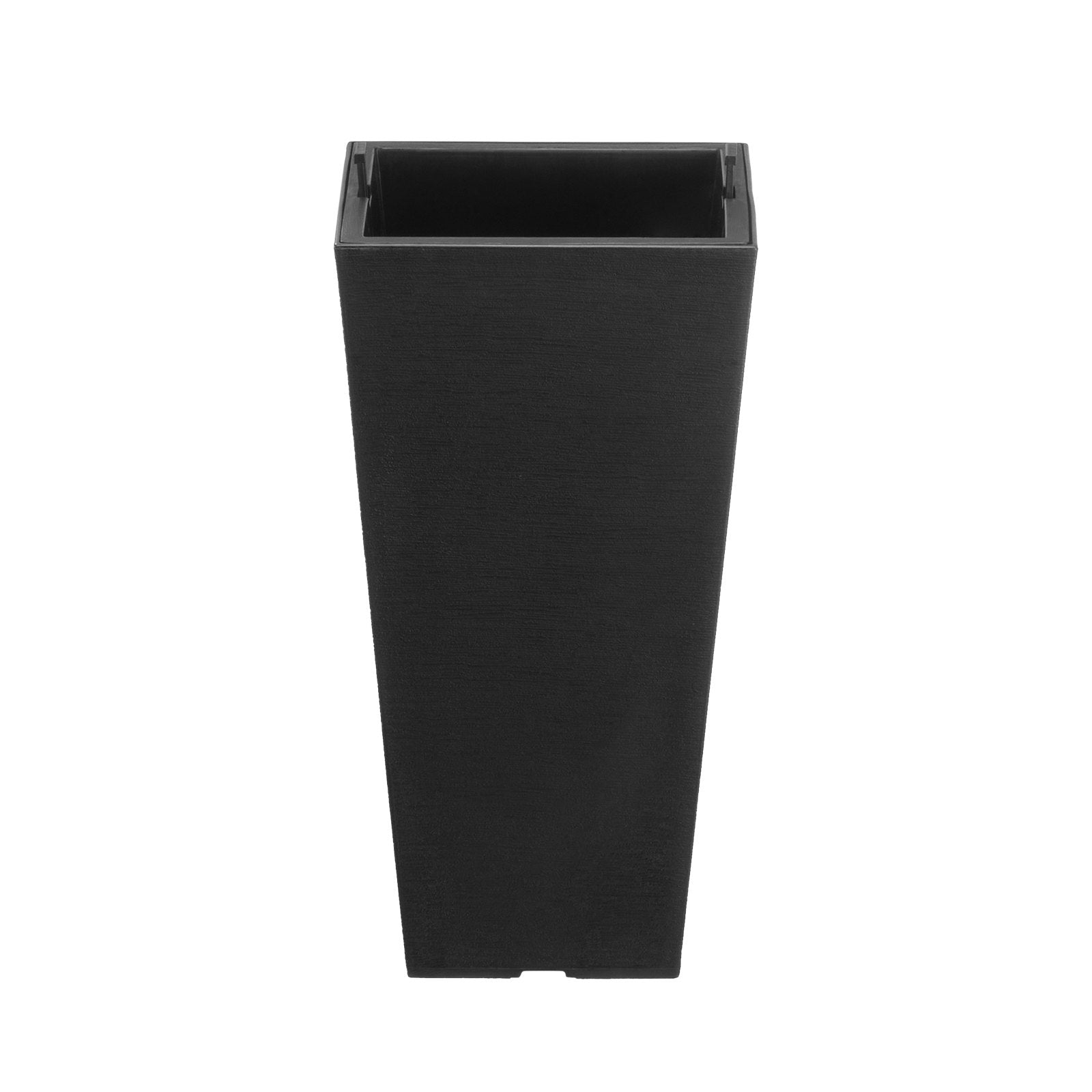 VEVOR Tall Planter Set of 2 Square Tapered Planters 22 in for Outdoor Indoor 