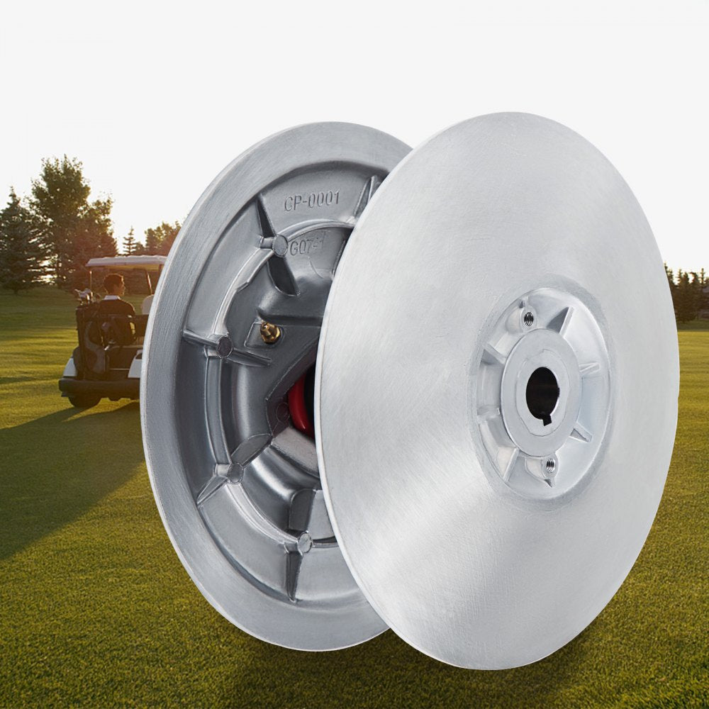 VEVOR Golf Cart Secondary Driven Power Clutch Kit Metal Surface Drive Clutch 1985-2007 Driven Clutch Kit Compatible with Yamaha Low End G2-G28 Golf Cart (with Spring) 