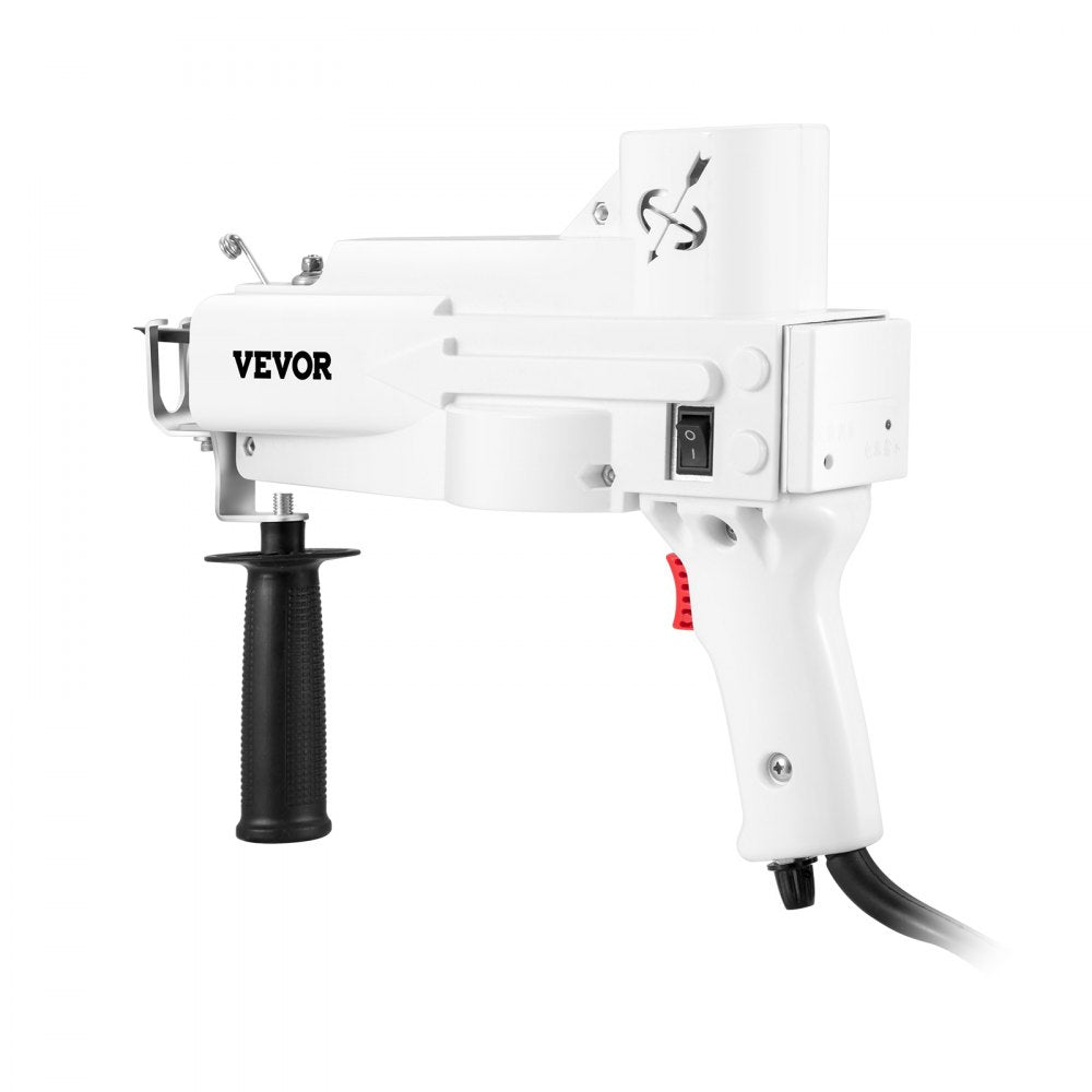 VEVOR Tufting Gun, Cut Pile Electric Carpet Weaving Flocking Machine, Rug Machines Starter Kit, 7-27 Stitches/sec High Speed Rug Making Tools, 4-25 mm Adjustable Height, 110V 
