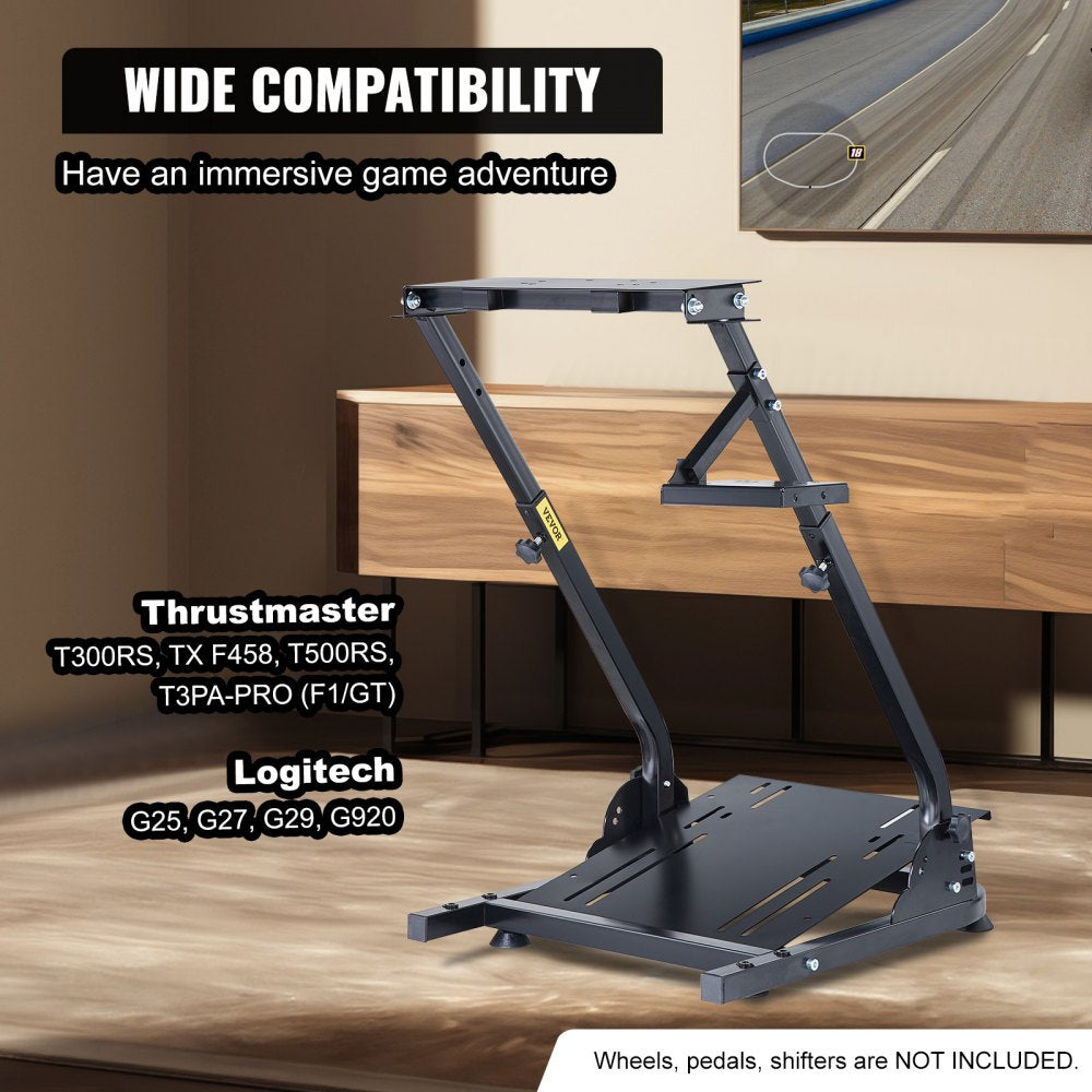 VEVOR G920 Racing Steering Wheel Stand Shifter Mount fit for Logitech G27 G25 G29 Gaming Wheel Stand Wheel Pedals NOT Included Racing Wheel Stand 